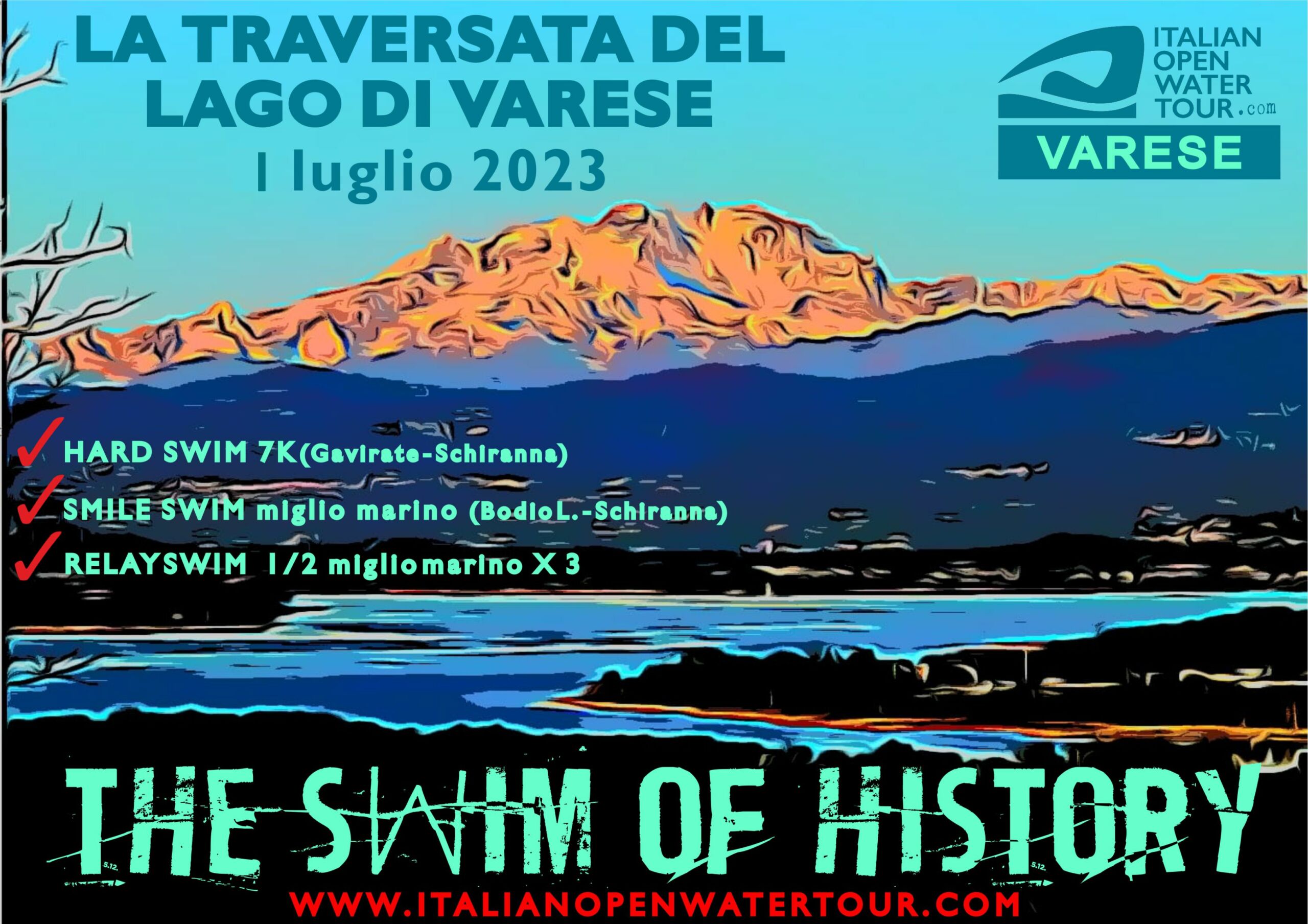 Italian Open Water Tour, si inizia a Maccagno