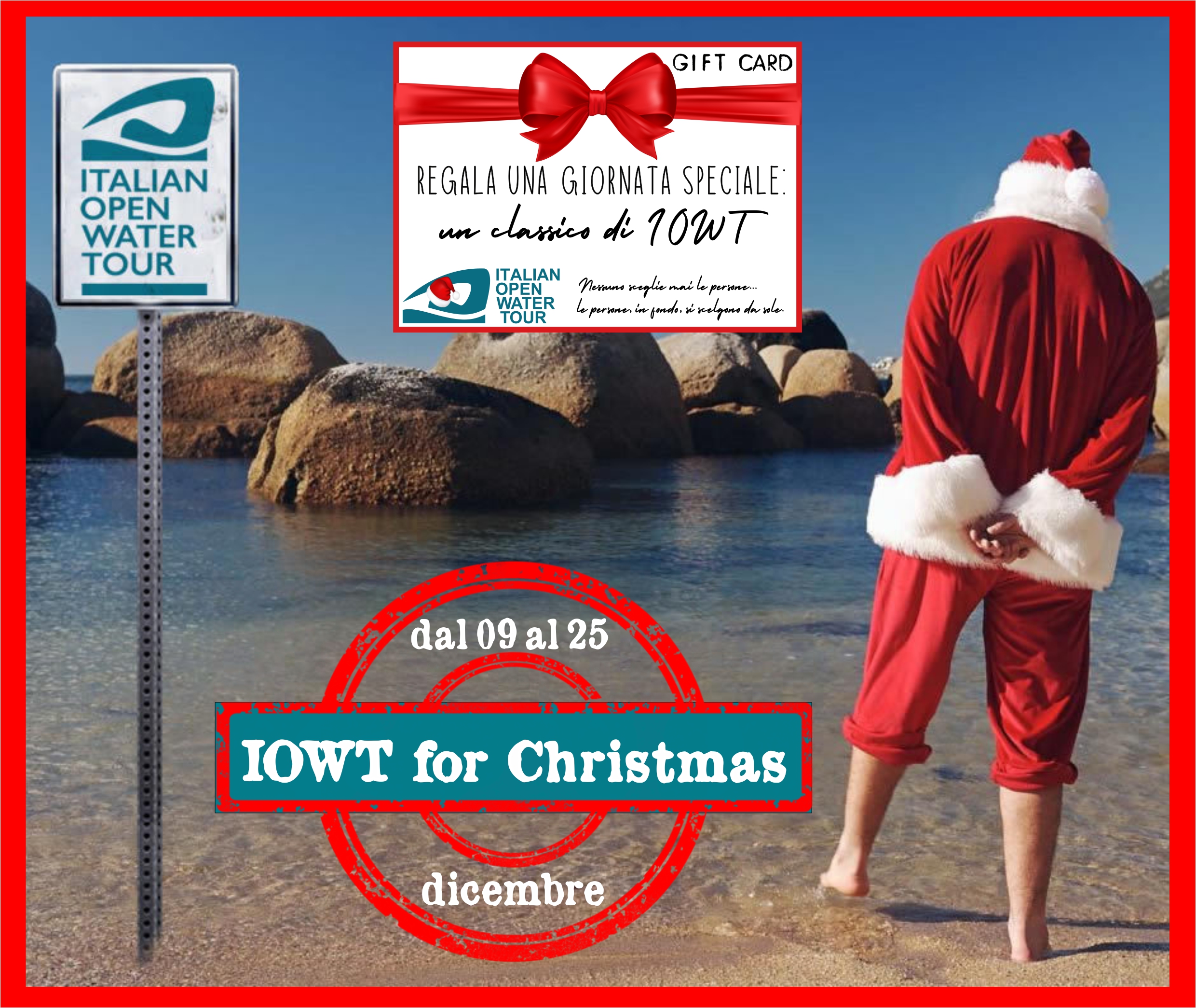 IOWT GIFT CARD DI NATALE REGALA UNA GARA IN ACQUE LIBERE DA 